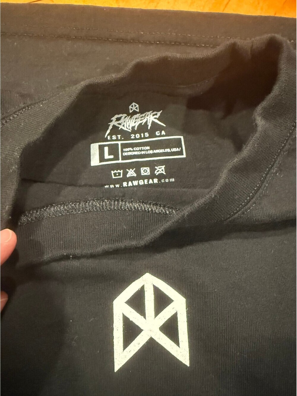 Rawgear Men's Black Anime Graphic Fitness Gym T-Shirt Size Large - Picture 7 of 9